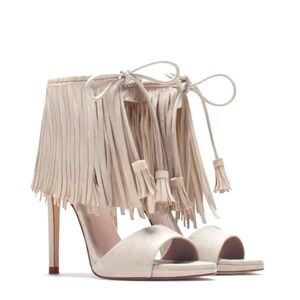 Zara Fringe Heels